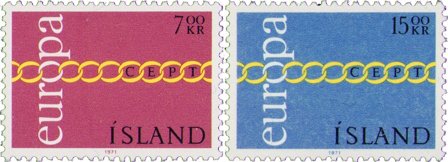 Island - AFA 452-453 - Postfrisk