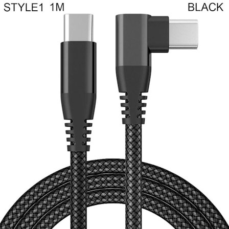 USB C til USB C-kabel SORT 1MSTYLE1 STYLE1 Sort 1mStyle1-Style1