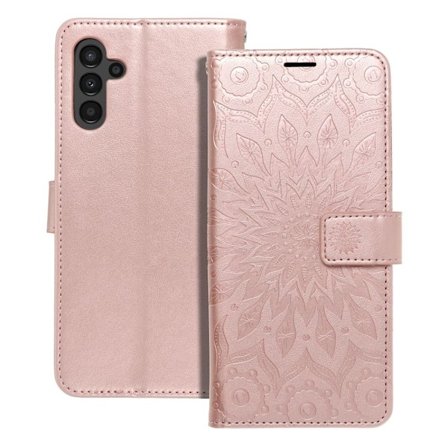 Forcell Galaxy A13 5G -kotelo Mezzo - Mandala Rose Gold