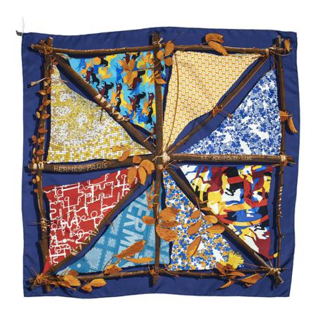 Hermès Vintage, Pre-owned Scarf Zwart, Dames, Maat:ONE Size