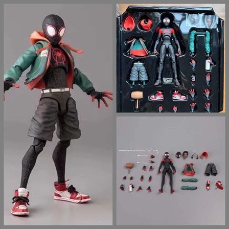Legends Sentinel Spider-Man Action Figur Spider Vers Miles St. Shf Morales Peni Parker Anime Figurer Figurlegetøj