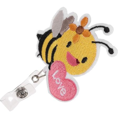 (rakkaus) Bee Felt -käyntikortit Söpöt korttiklipsit Käyntikortti Solki