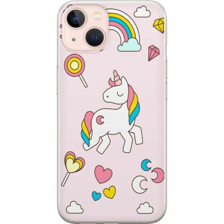 Apple Iphone 14 Genomskinligt Skal Unicorn