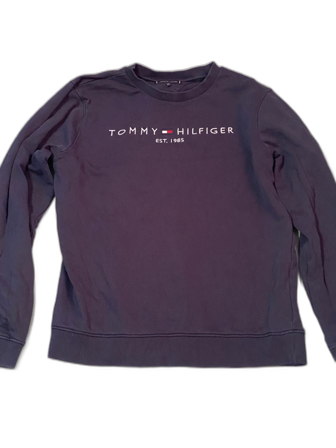 Mörkblå tommy hilfiger tröja