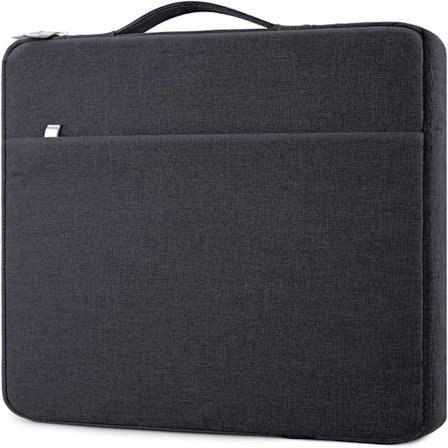 13-tums Laptopfodral Vattentät Mjuk Portföljväska Skydd för MacBook Air 13 M2 M1 A2681 A2337 A2179(2018-2022)/MacBook Pro 13 M2 M1 A2338 Svart