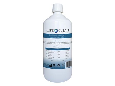 LIFECLEAN Ytdesinfektion Standard 1L - Lyreco - Städ och hygien - Desinfektionsmedel - Ytdesinfektion