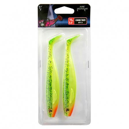 Fox Rage Pro Shad 14 cm / 5.5'' UV Lemontiger 2-pack