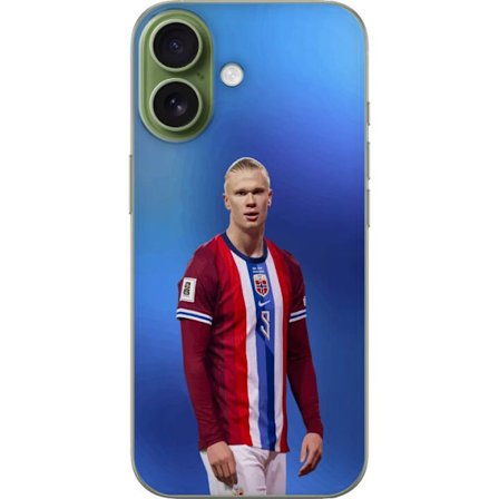Kompatibelt Mobildeksel til Apple Apple iPhone 17 Erling Haaland Manchester City Norge fotball angriper toppspiller utrolig målproduksjon kraftig ras