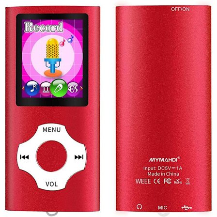 Mp3 Mp4 Musikspelare Med Fotovisare E-Bokläsare Röstinspelare Fm-Radio Video