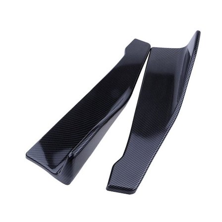 Universal bil side støtfanger spoiler splitter beskytter ripe tilbehør 48cm/18.9inch 2stk (abs Ca