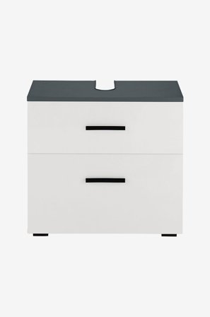 Loft24 - Skab til håndvask Malika - Grå - Badeværelsesmøbler - Fra Homeroom