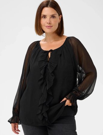 Kaffe Curve Kcmilanna Blouse - Black - 50