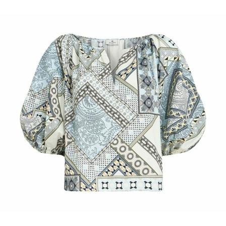 Etro, Blouses Niebieski, Kobieta, Rozmiar: 2XS