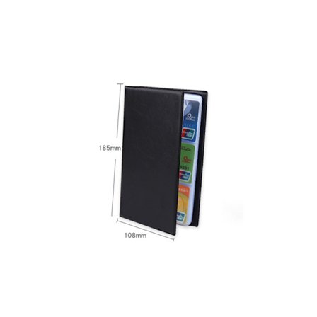 Svart visitkortshållare - 300 kortplatser