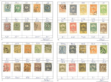 Ungarn - Samling i 1 udvalgshæfte - Stemplet