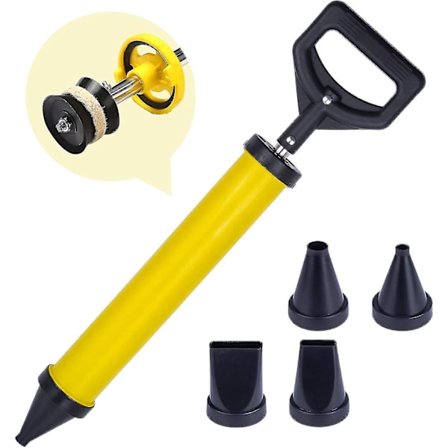 Cementbrukspistol Brukspistol för bruk - Brukspump med 4 munstycken - Brukspistol med tillbehör