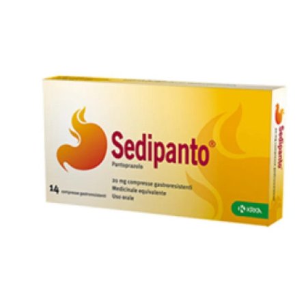 Sedipanto 14 Compresse 20mg Gastroresistenti per Reflusso