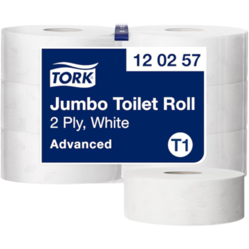 Toalettpapper Tork Jumbo Advanced 2-lag T1