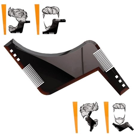 Stilrent Stylingverktyg + Kam för Skägg 2-in-1
