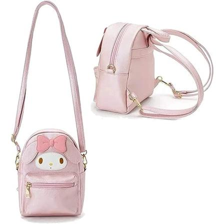 Anime Söt Cartoon Bag Cosplay Axelväska Ryggsäck Handväska PU Skola Merlot