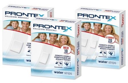 Prontex Water Strips Cerotto 20 Pezzi Assortiti