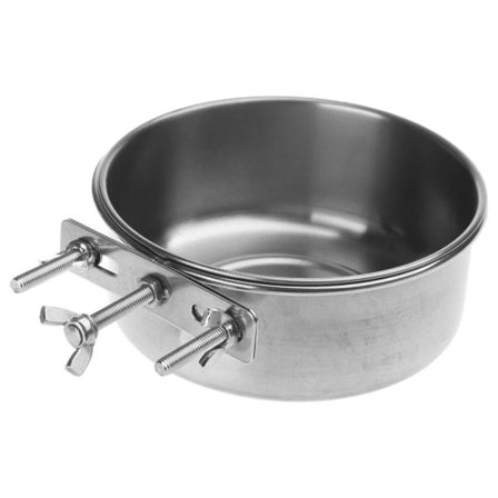 Bur Feeder Vannkopp Matdispenser for Små og Mellomstore Katter og Hunder 14x5.5cm