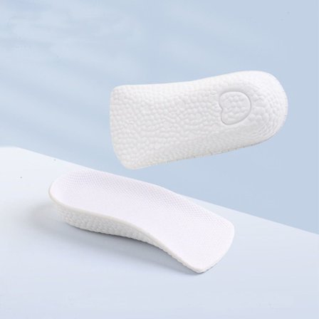 Højdeøgende indlægssåler Halv størrelse skopude HVID 1,5 CM2 PAR 2