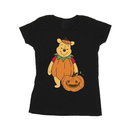 Nalle Puh Dam/Dam Pumpkin Bomulls Halloween T-shirt