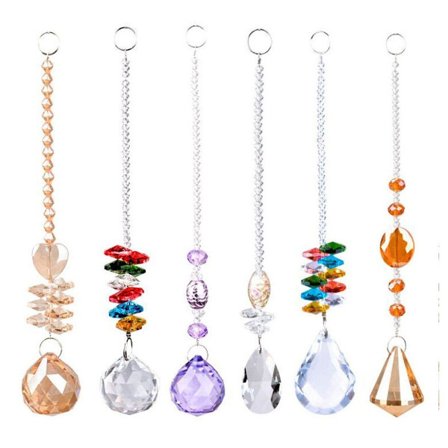 Paket Kristallfönsterhängande Lykta Solfångare Kristall