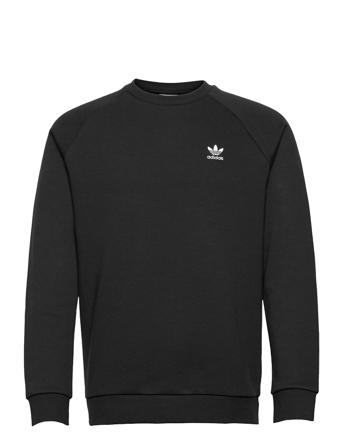 Adicolor Essentials Trefoil Crewneck Sweatshirt Sweatshirt Trøje Sort Adidas Originals