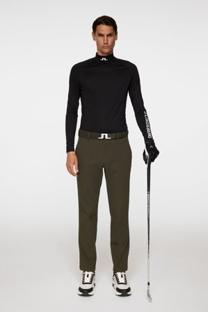 J.Lindeberg - Axil Fleece Twill Pant - Golf - Green - Men - 30/32