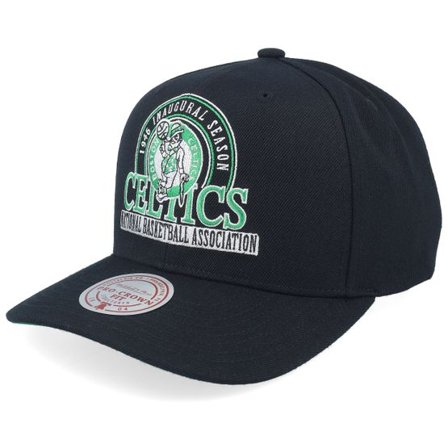 Mitchell & Ness - NBA Svart adjustable Keps - Boston Celtics Inaugural Team Pro Crown 1946 Black Adjustable @ Hatstore
