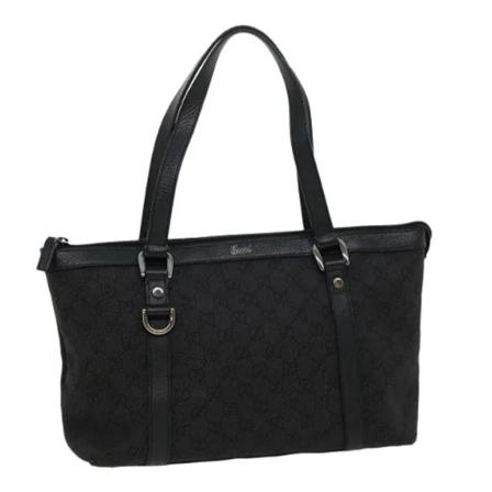 Gucci Vintage, Pre-owned Tote Bags Zwart, Dames, Maat:ONE Size,Canvas