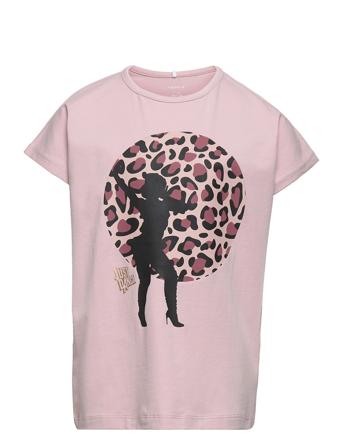Nkfjustdance Dosana Ss Boxy Top Bfu T-shirt Lilla Name It