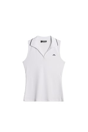 J.Lindeberg - Delilah Sleeveless Top - Golf - Weiss - Women - S