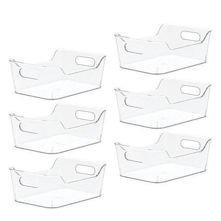 Förvaringslådor i plast för köksorganisation, skafferi organisation och förvaring, garderobsorganisatörer, fr, mycket praktiska