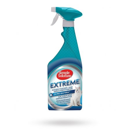 Simple Solution - Extreme - Flekk- og Luktfjerner - 500 ml - For katt - Markeringsbeskyttelse, Tispetruse, Hjemmeapotek på Doggie.no