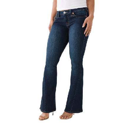 True Religion JOEY LOW RISE FLARE Jeans Dam Blå 26