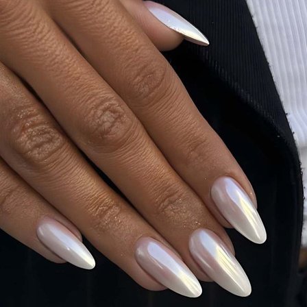 24 stk. Ballerina Tryk På Negle Kiste Lange Kunstige Negle Akryl Fuld Dækning Luksus Fake Negle til Kvinder og Piger sæt med 2