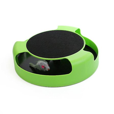 Katteleke Kattunge Kattefang Mus Lekematte Bevegelig Plysj Spill Klø Klør Interaktiv Katteleke