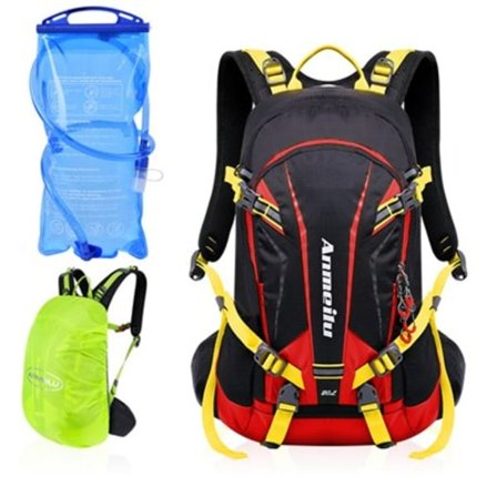 Cykelryggsäck 20L med vattenpåse Cover Vattentät ryggsäck MTB Cykelväskor Sport Camping Vandring Hydration Cykelryggsäck