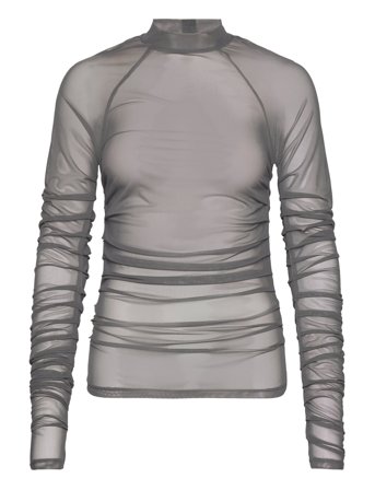 HAN Kjøbenhavn | Printed Mesh Plated Long Sleeve | 36