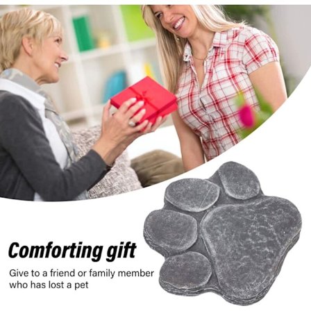 Poteaftryk Mindesten, Smuk Trøstende Gravsten til Hunde,/#/