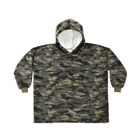 Brand Lab Barn/Barn Camo Oversized Hoodiefilt 8-13 År