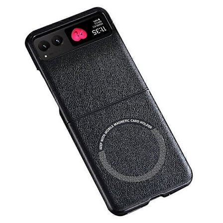 Motorola Razr 40 5G Magneettinen Puhelinkotelo PU-nahkaa+PC Kova Kuori Yhteensopiva Magsafen Kanssa