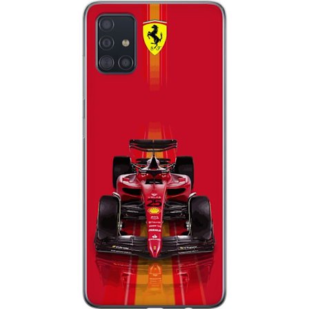 Yhteensopiva Puhelinkuori Samsung Samsung Galaxy A51 Ferrari Formula 1 -auto ikonisessa punaisessa muotoilussa urheilullisella tarkkuudella