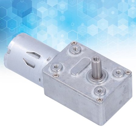 DC 24V Snekkegear Motor med Regulator Højt Drejningsmoment Mini Turbine Reducer til Robotter Elektroniske Låse 24V20RPM[qb]