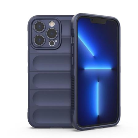 iPhone 13 Pro Max -kuori Joustava panssaroitu Magic Shield - Tummansininen