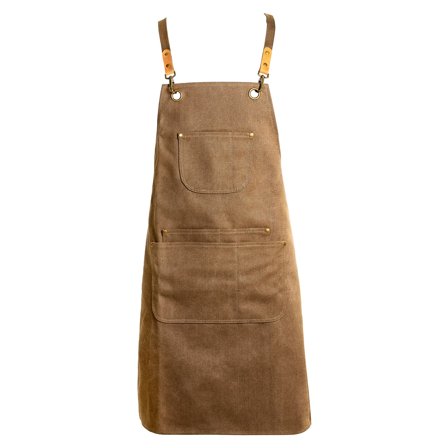 Apron | Brown Canvas for Men - Gifts for foodies