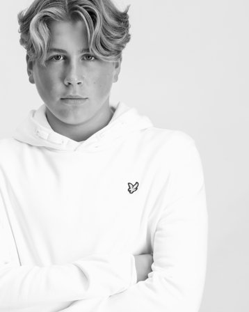 Lyle & Scott Pullover Hoodie Vit Huvtröjor/Hoodies Kille - Kids Brand Store